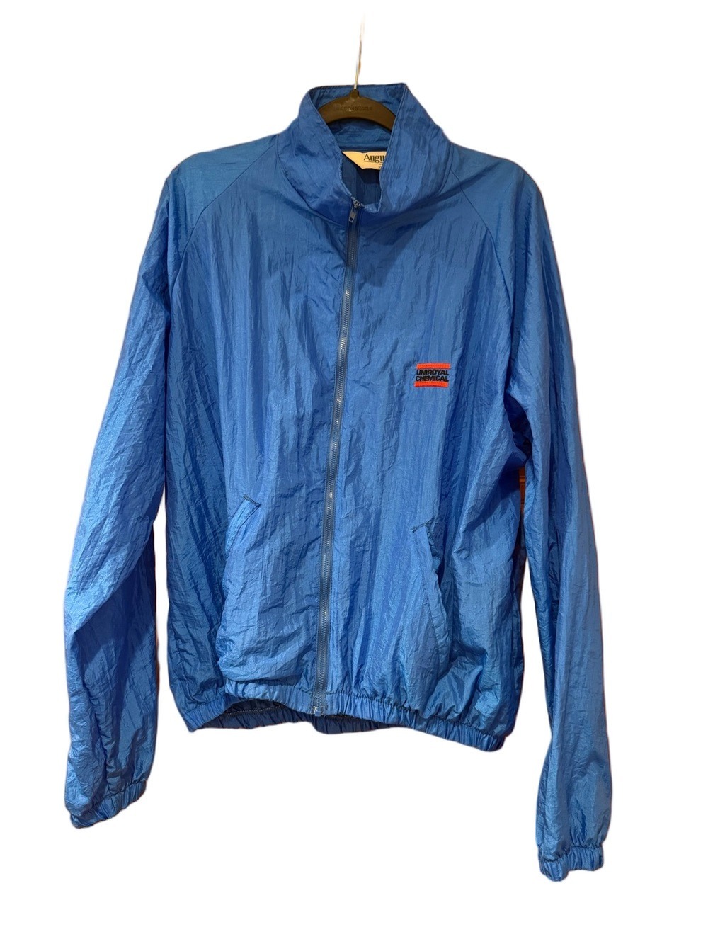 Augusta Large Uniroyal Chemical Logo Full-Zip Windbreaker Jacket